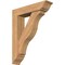 Ekena Millwork Funston Traditional Smooth Bracket w/ Offset Brace, Western Red Cedar, 7 1/2"W x 32"D x 40"H BKT0806X32X40FST01SWR - alternate 1